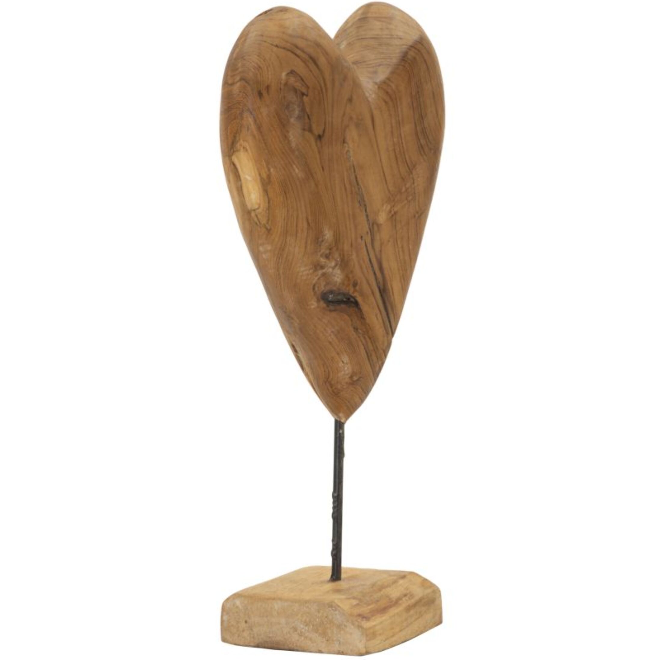 SCULTURA DOBU IN TEAK RICICLATO CM 25X12X45 (PEZZI UNICI - NON RIP. IN SERIE)