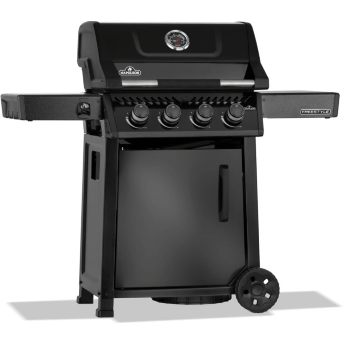 Barbecue gaz NAPOLEON Freestyle 425 Noir, sur chariot,4 brûleurs, surface de cuisson 60 x 45 cm