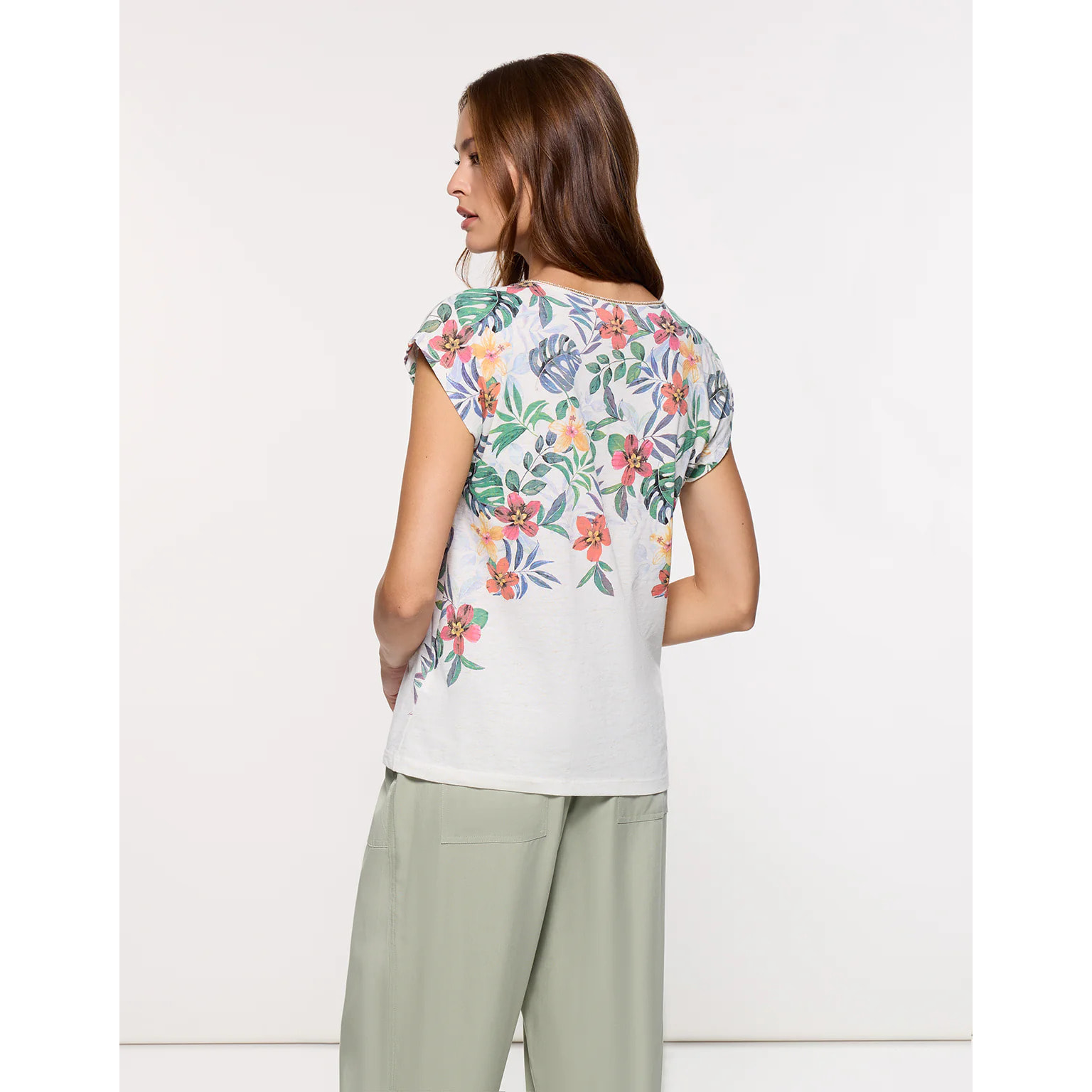 Camiseta Manga Corta Blanco - Hibimon