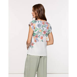 Camiseta Manga Corta Blanco - Hibimon