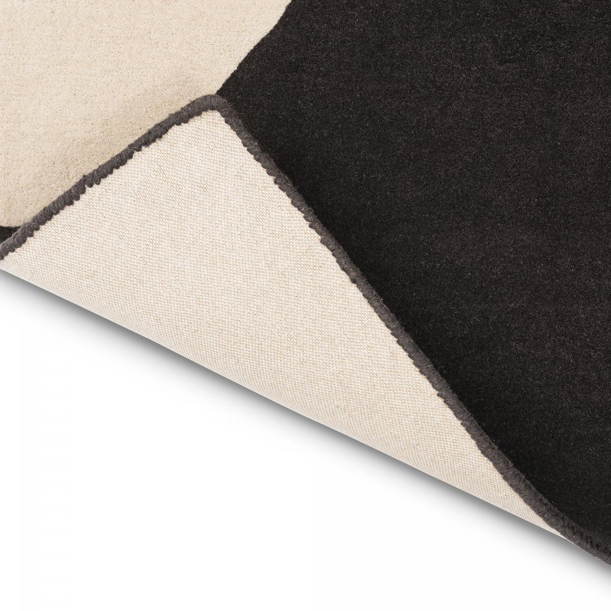 Tapis salon et chambre fait à la main en laine motif seventies OLGU