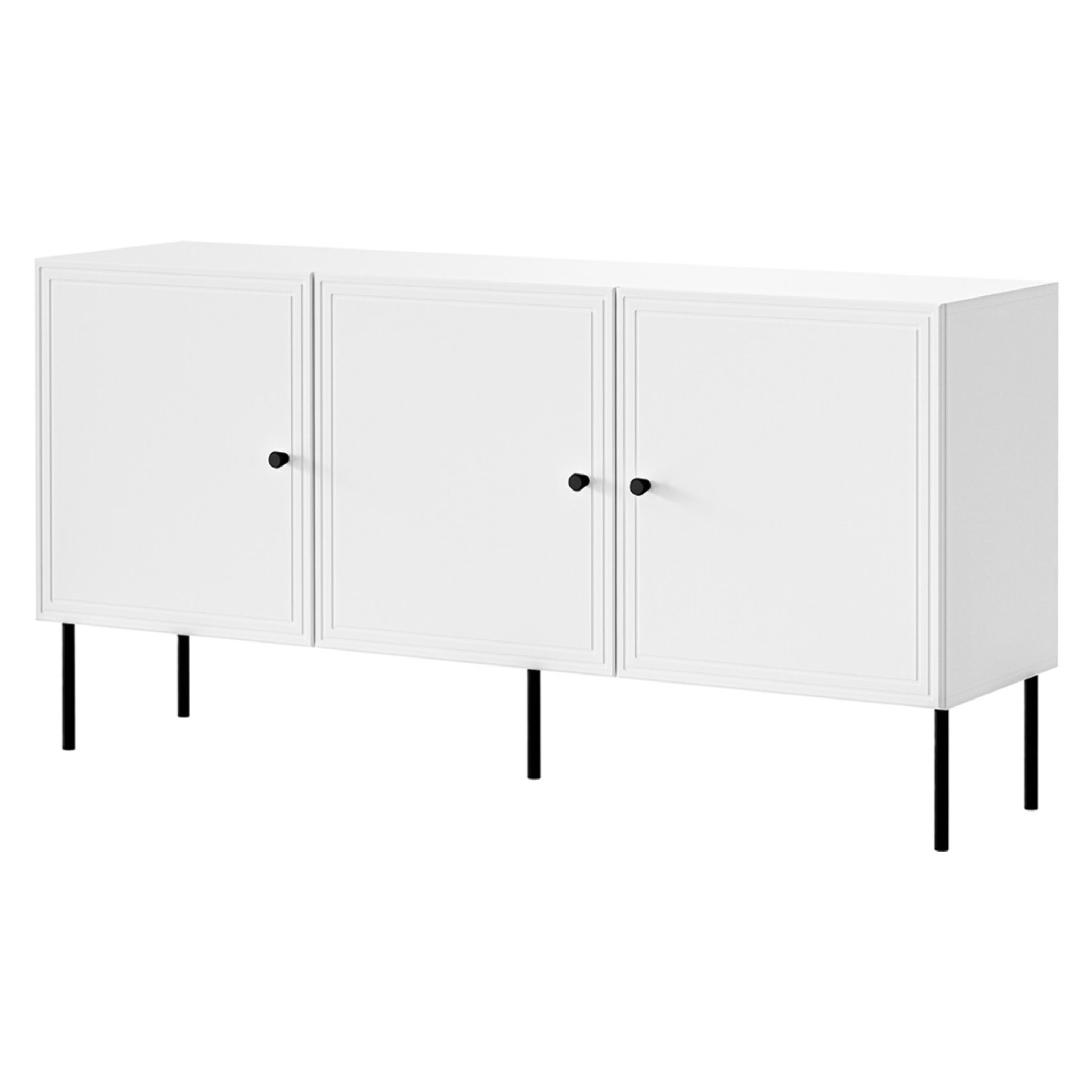 Lavaggi - buffet bas - 3 portes - 150 cm - Blanc