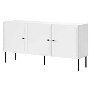 Lavaggi - buffet bas - 3 portes - 150 cm - Blanc