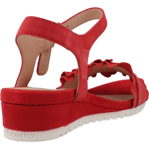 Sandalias Mujer de la marca STONEFLY  modelo CHER 8 VELOUR ROJO