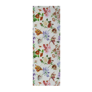 SALLY Alfombra vinílica de cocina dibujos de flores en multicolor, varias medidas disponibles.