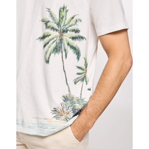 Camiseta Manga Corta Off White - Palmzone