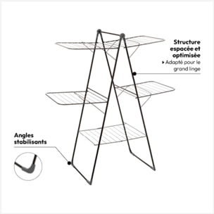 Étendoir à linge pliant pont 30m Mojave