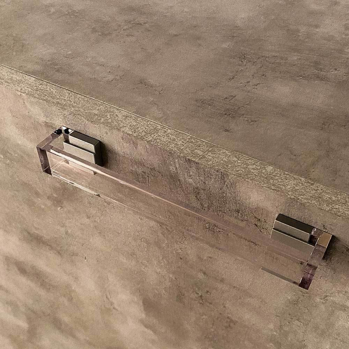 Letto a scomparsa singolo orizzontale Kando Sofà Cemento con materasso (ALESSIA 20)