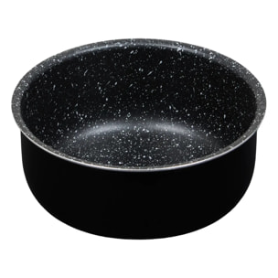 3 casseroles aluminium poignée amovible 16/18/20cm