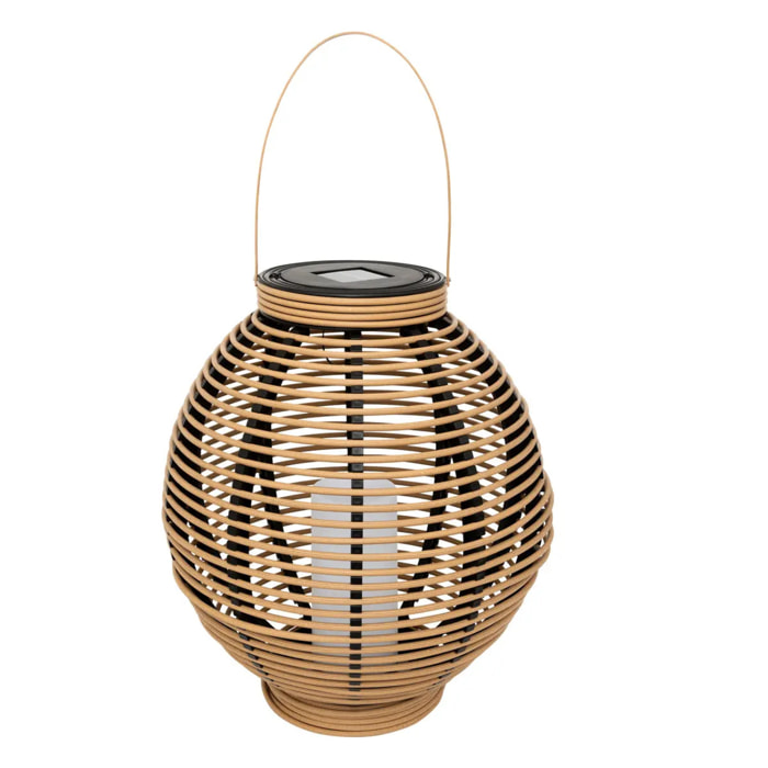 Lanterne solaire "Tany" beige H43cm
