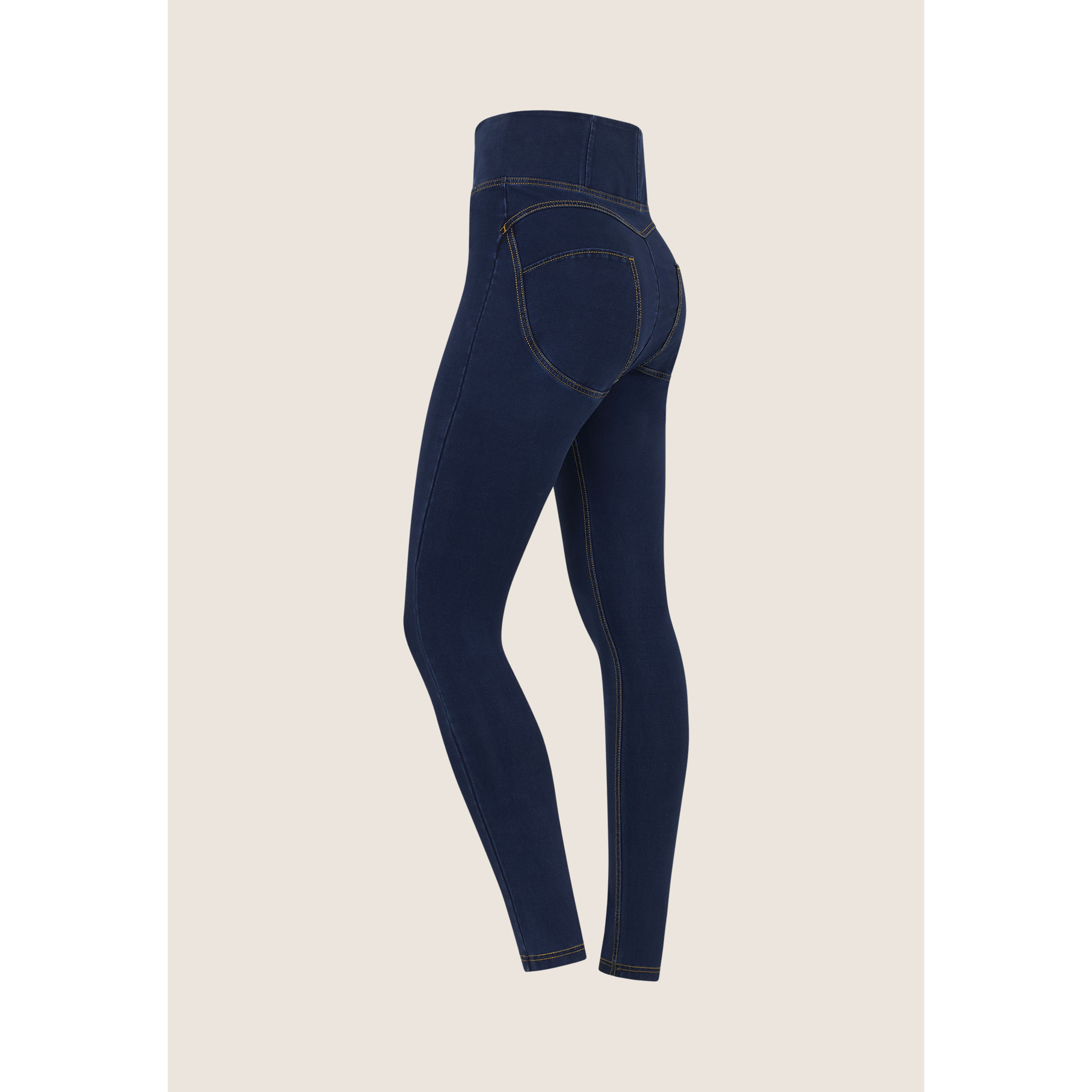 Jeggings push up WR.UP® curvy vita alta con zip gamba skinny