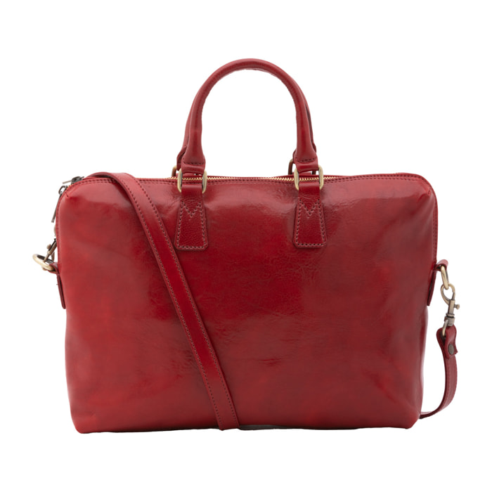 Borsa da lavoro  da uomo In Vera pelle Made in Italy 37x27x6 cm