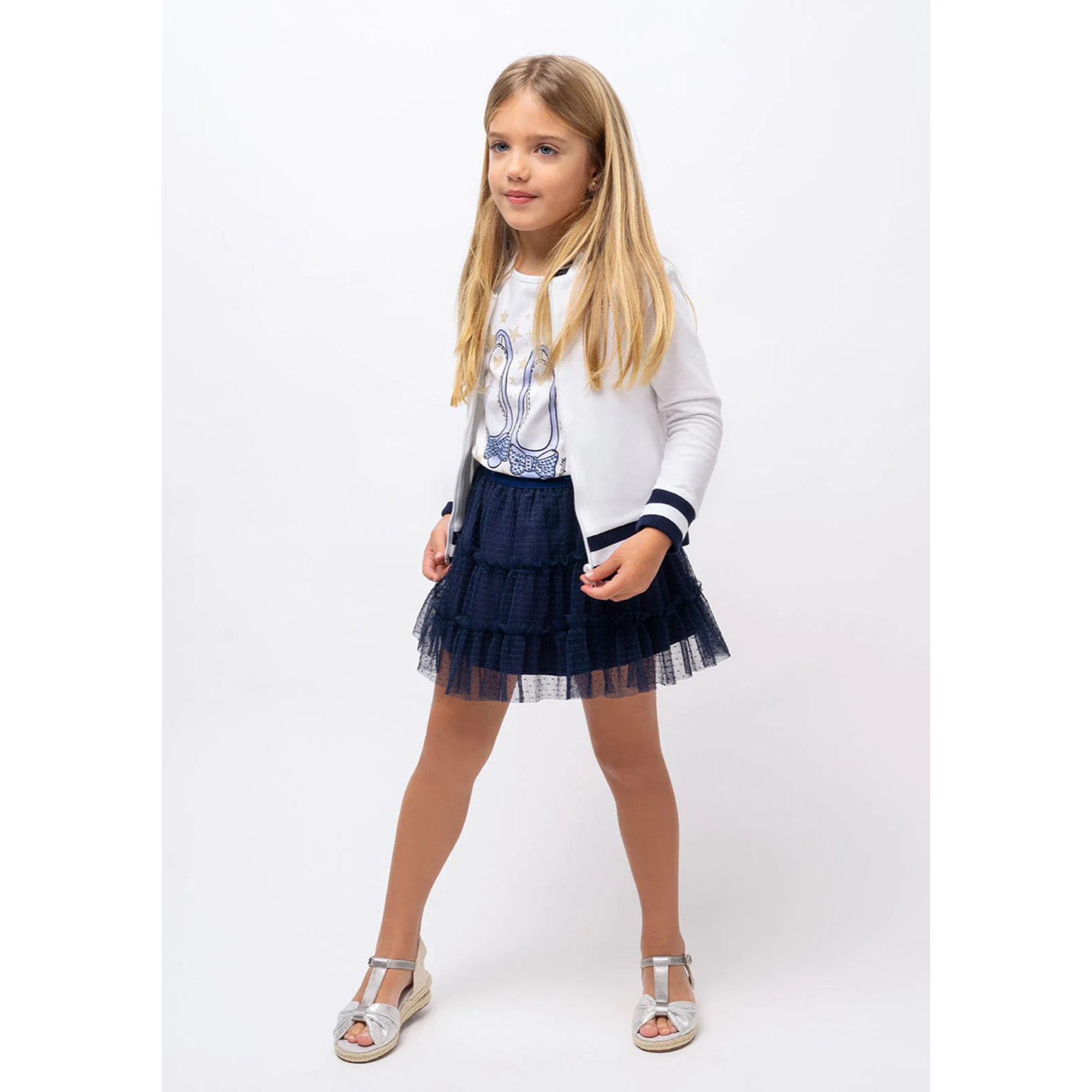 Bomber ragazza bianca