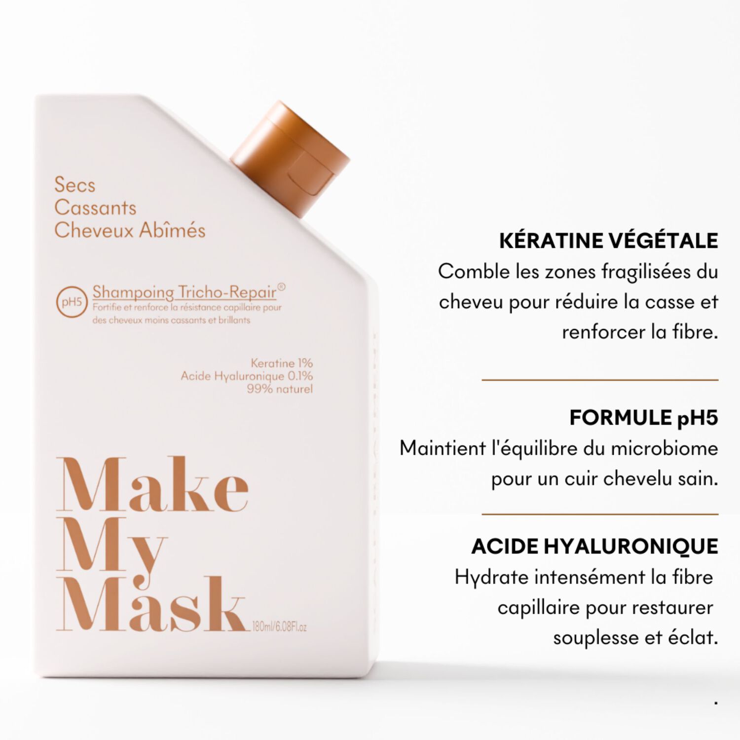 PH5 Tricho-Repair - Shampoing Réparateur 180 ml