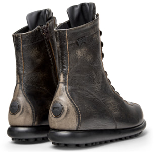 Botines - CAMPER Pelotas Ariel - Gris - Cuero liso