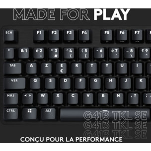 Clavier gamer LOGITECH G413SE TKL Mecanique Tactile