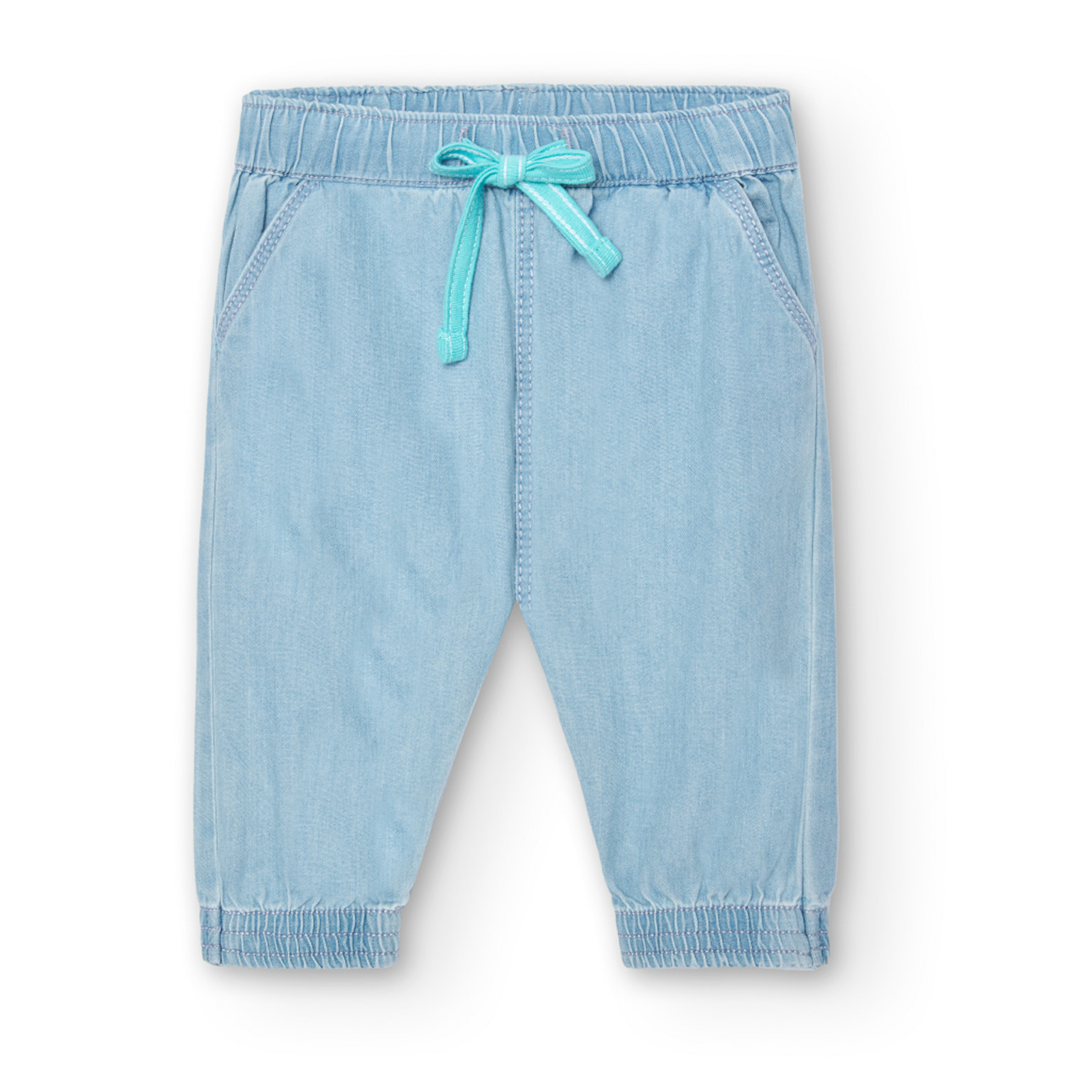 Conjunto bebÃ© niÃ±o, algodÃ³n, estampado verde agua manga
