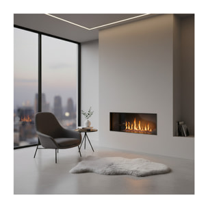 Authentique peau de mouton chaude et épaisse