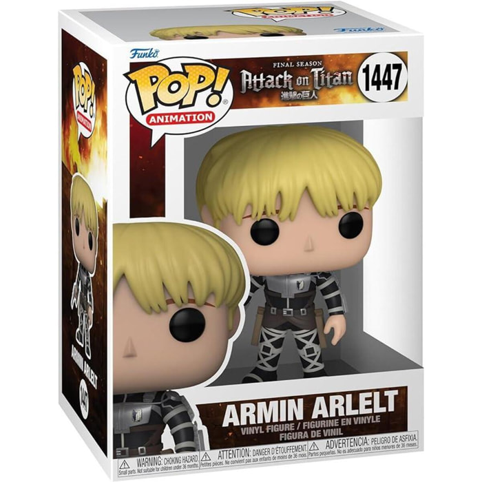 Attack On Titan Funko Pop! Animation Vinile Figura Armin Arlert 9 Cm