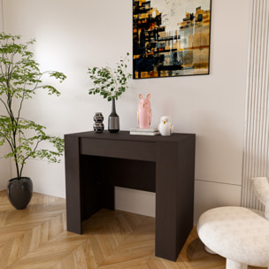Tavolo Consolle Allungabile Oslo Fino A 2.37 Metri Tavolo 10 Posti Salvaspazio Design Moderno Elegante Consolle Casa Ufficio 78x51x90 cm Wengé