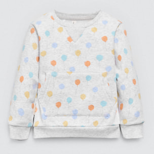 Set felpa e jogger per neonato con palloncini