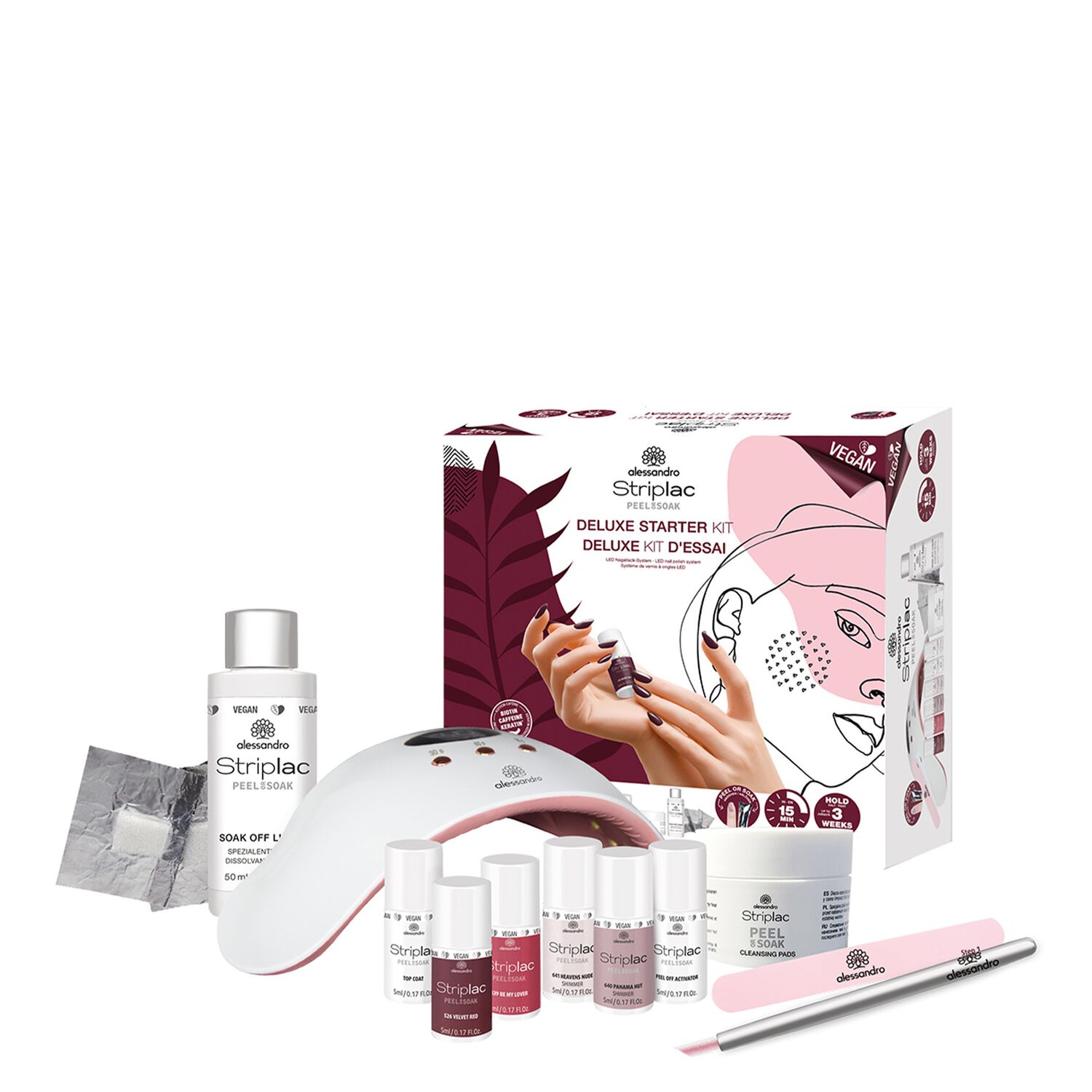 Striplac Peel or Soak - Kit vernis Deluxe hybride