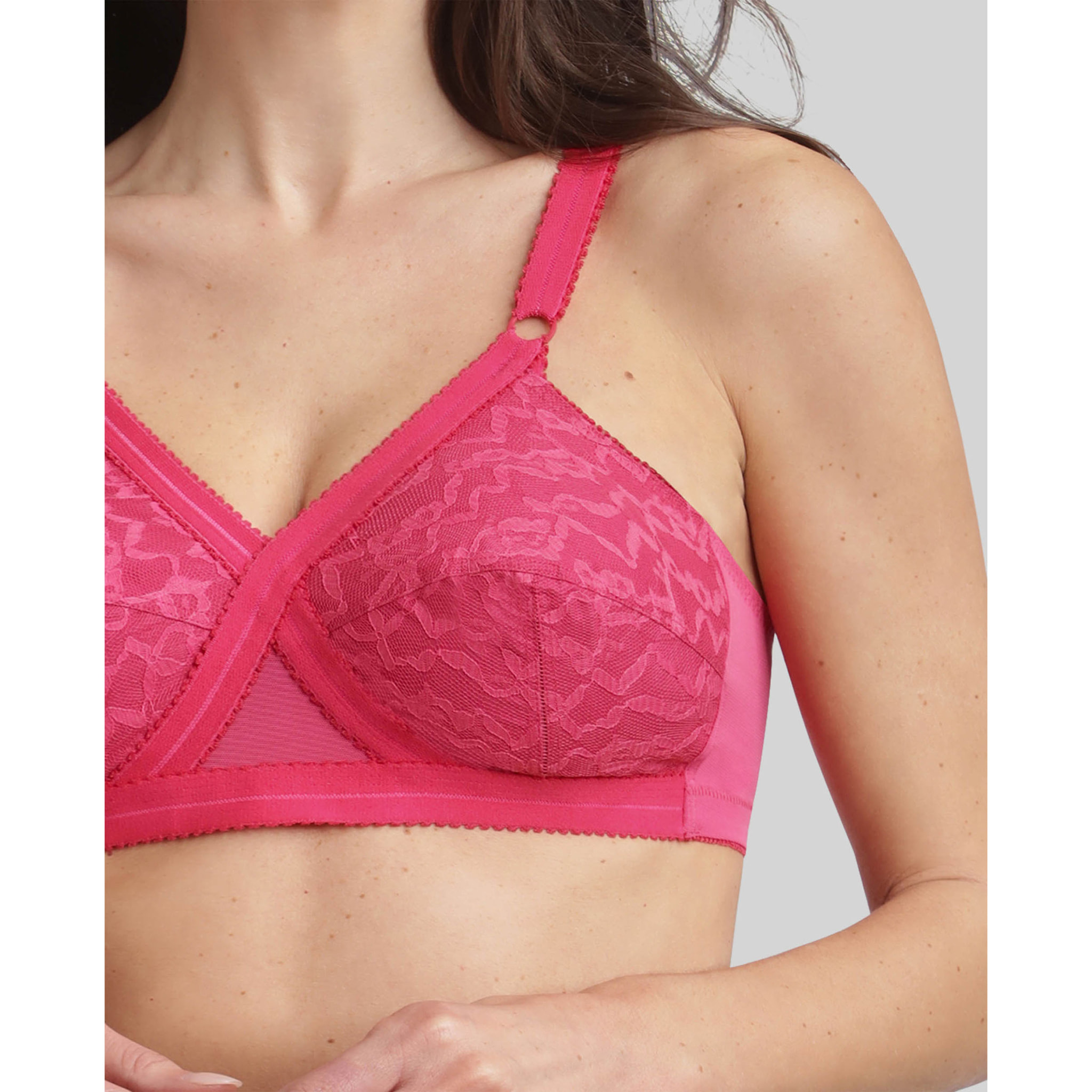 Sujetador sin aros cruzado mágico 556