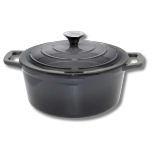 Cocotte 26 cm en fonte émaillée gris classique 4.5 L Elo