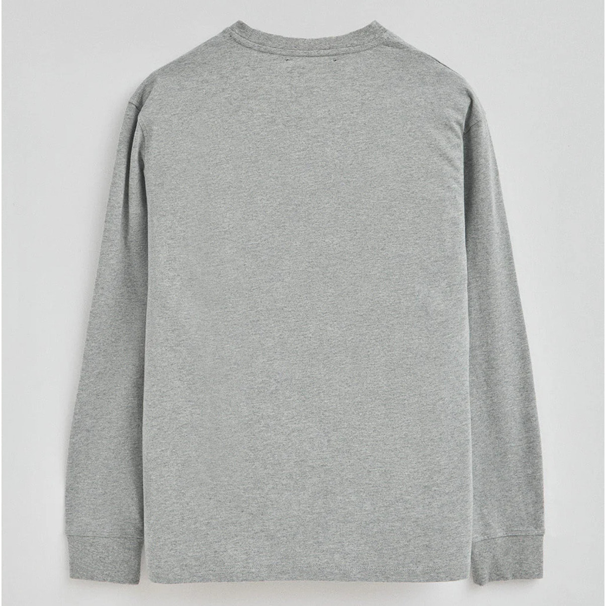 Camiseta gris vigoré de manga larga y logo bordado Rigby Go