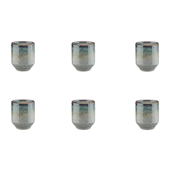 Tasse GENESIS 8cl - 6 pièces - Terre