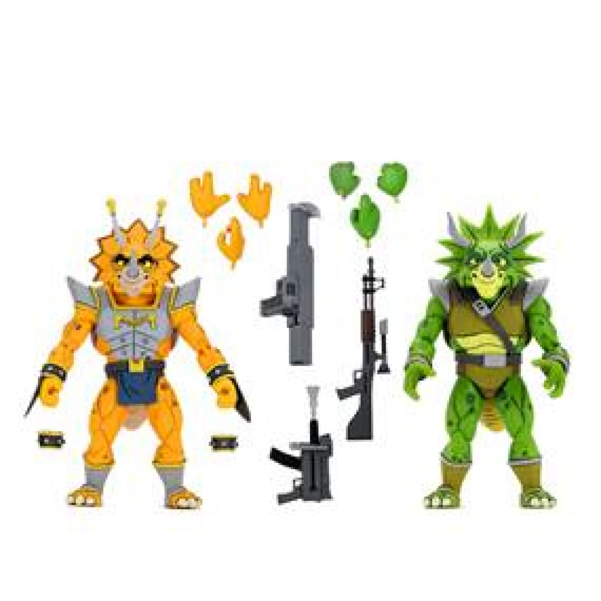 Tmnt Captain Zarax & Zork 2pk Action Figura Neca