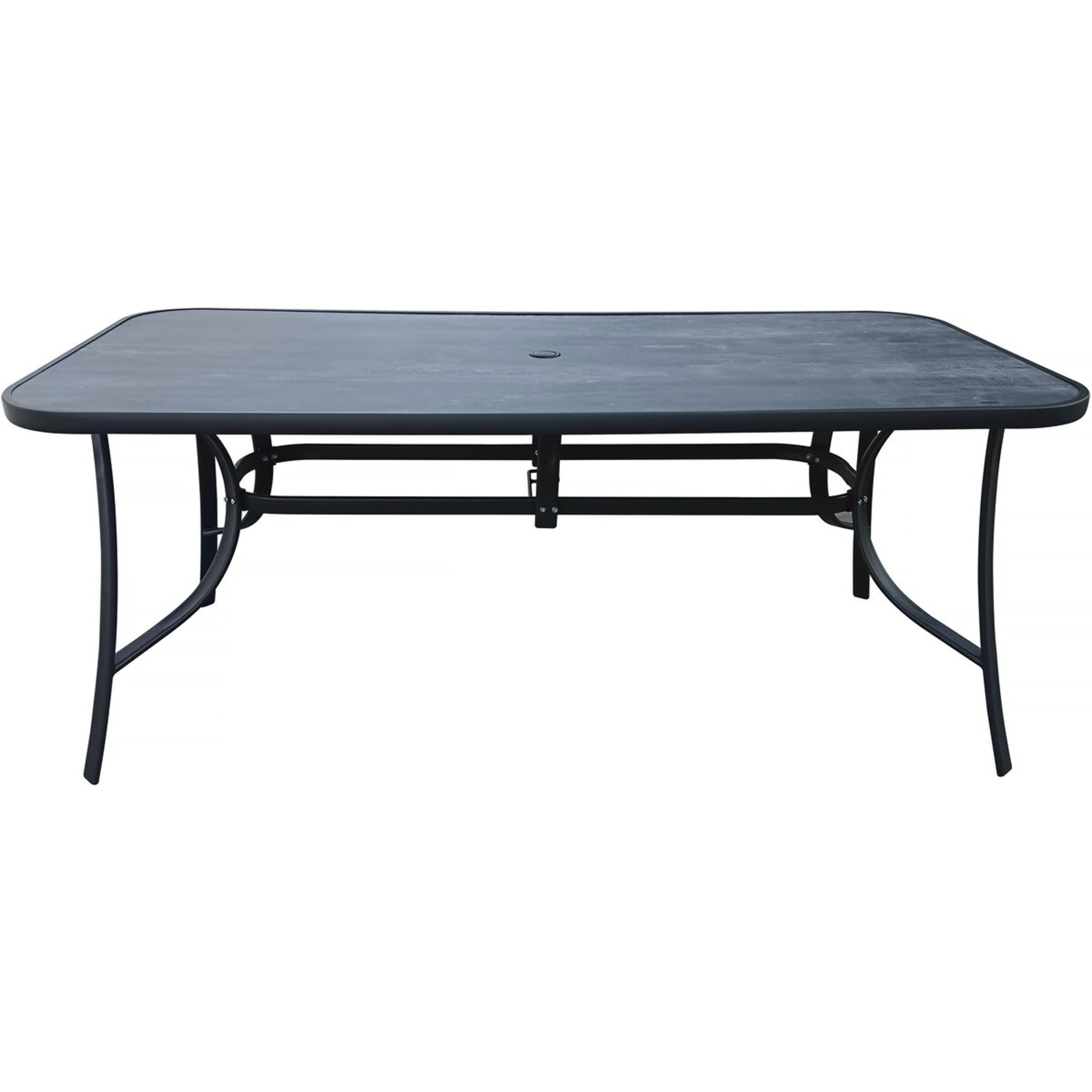 Table de jardin "Cordoba" - Phoenix - 8 places - Gris effet marbre