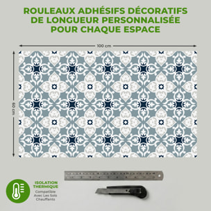 Sticker Sol avec laminat de Protection en Plastique Anti-dérapant | Stickers adhésif Sol - CARRELAGES SOL CALLIONA - 1 sticker
