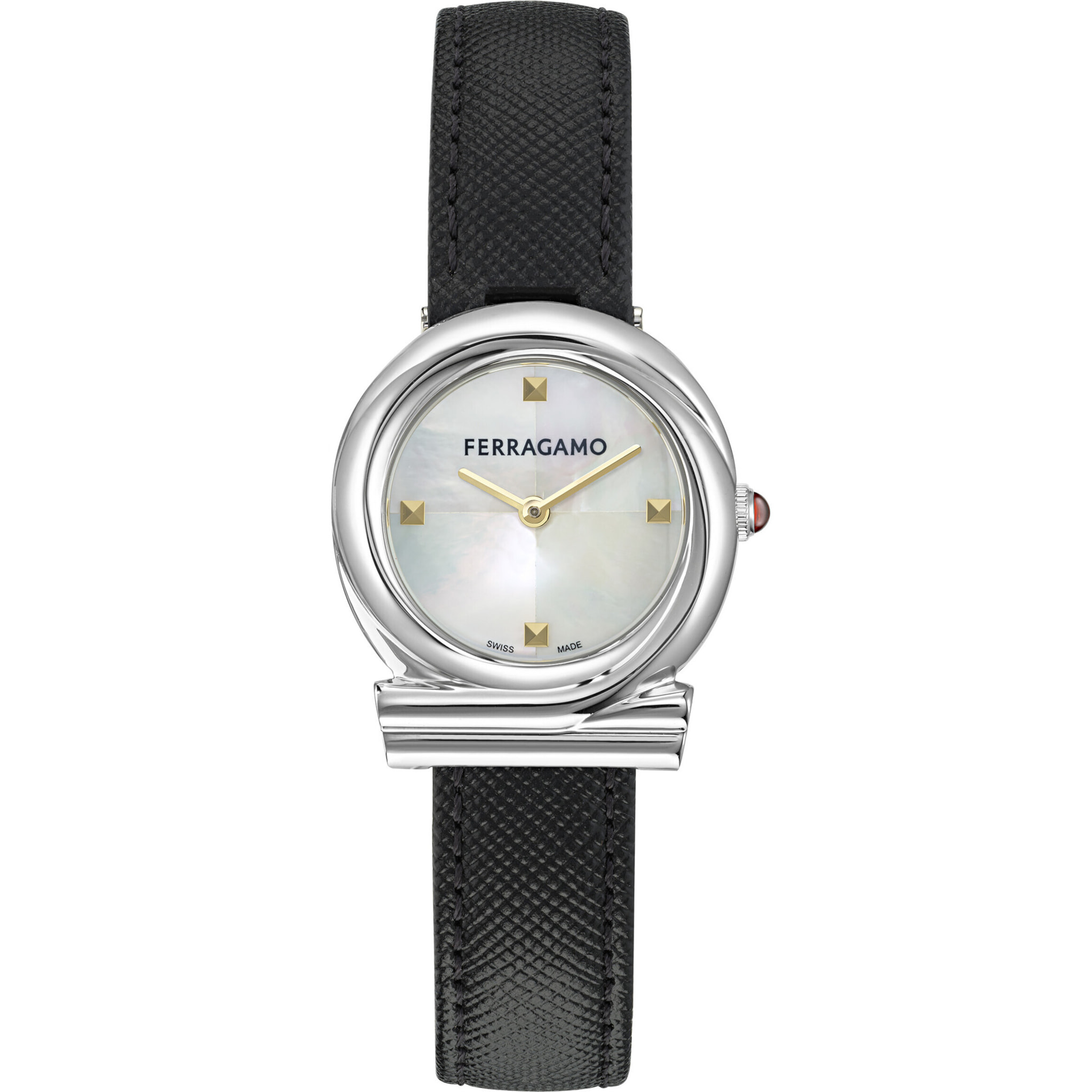 Ferragamo Orologio Analogico Al Quarzo Vb-Gancini Twisted 28Mm-F