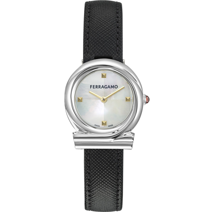 Ferragamo Orologio Analogico Al Quarzo Vb-Gancini Twisted 28Mm-F