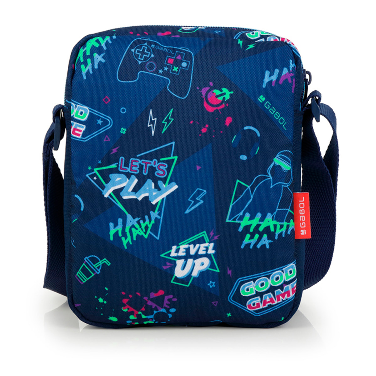 Bandolera infantil Gabol Loot con cremallera