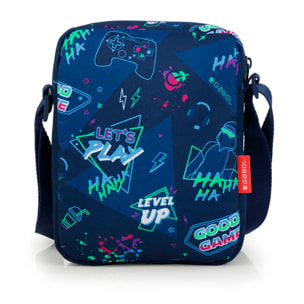 Bandolera infantil Gabol Loot con cremallera