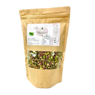 PLANETA HUERTO Grano de Pistacho Natural ECO 1 kg – Crudo, Sin Sal, Rico en Proteínas y Antioxidantes