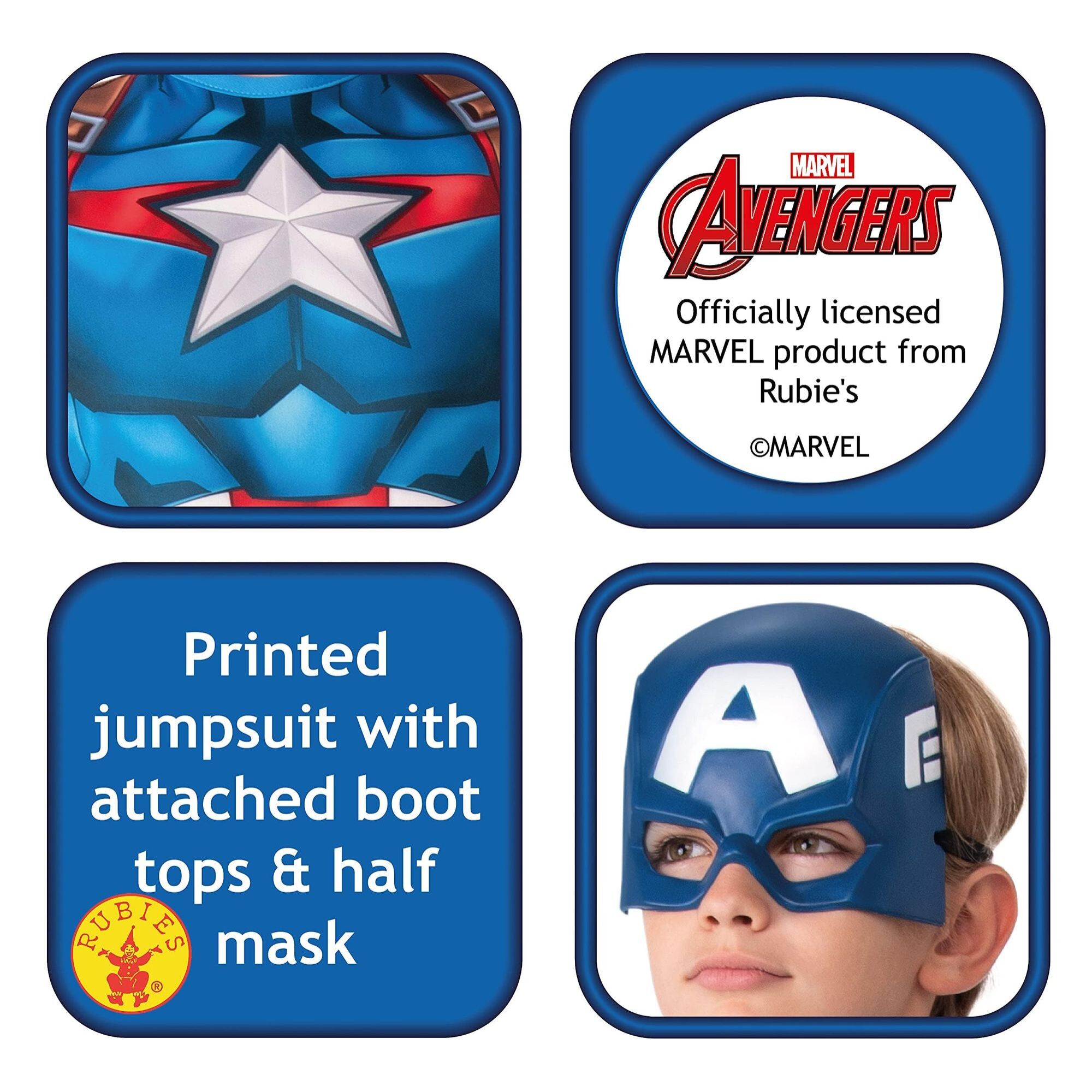DISFRAZ CAPITAN AMERICA CLASSIC 1-2