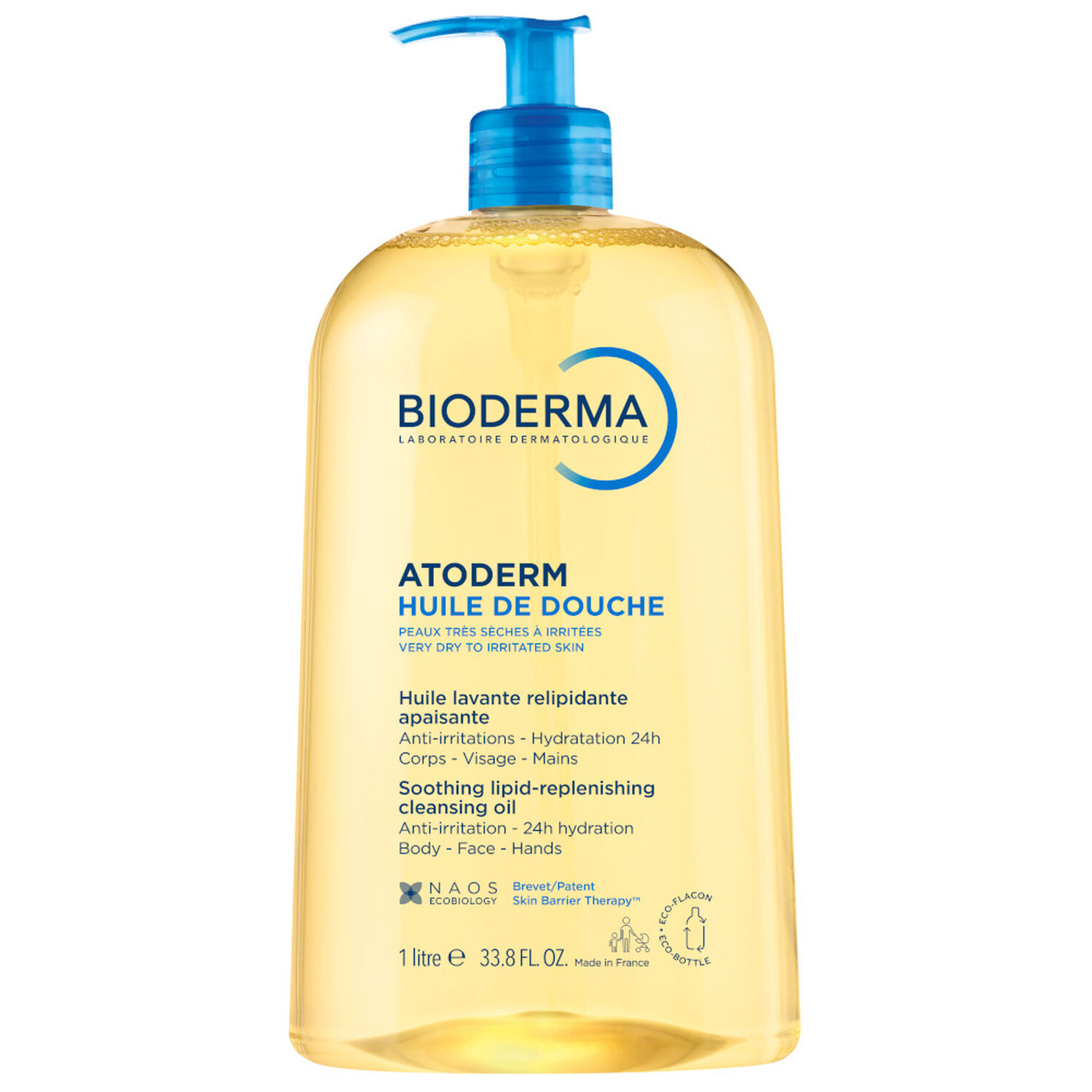 Atoderm Huile de Douche - Anti-Irritations Peaux Sensibles Sèches à Très Sèches