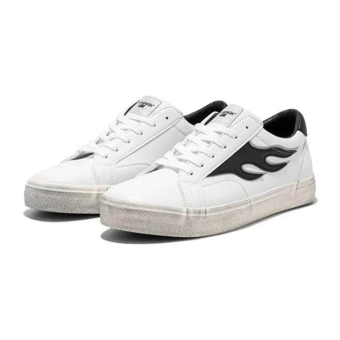 Zapatillas Bajas de Hombre Echo Flame Nap Blanco / Negro D.Franklin