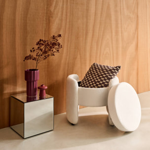 Tabouret coffre contemporain tissu KALO
