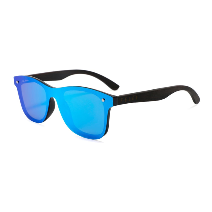 Gafas de Sol Feler 1504M-4 Polarizadas de Madera Unisex 55 mm