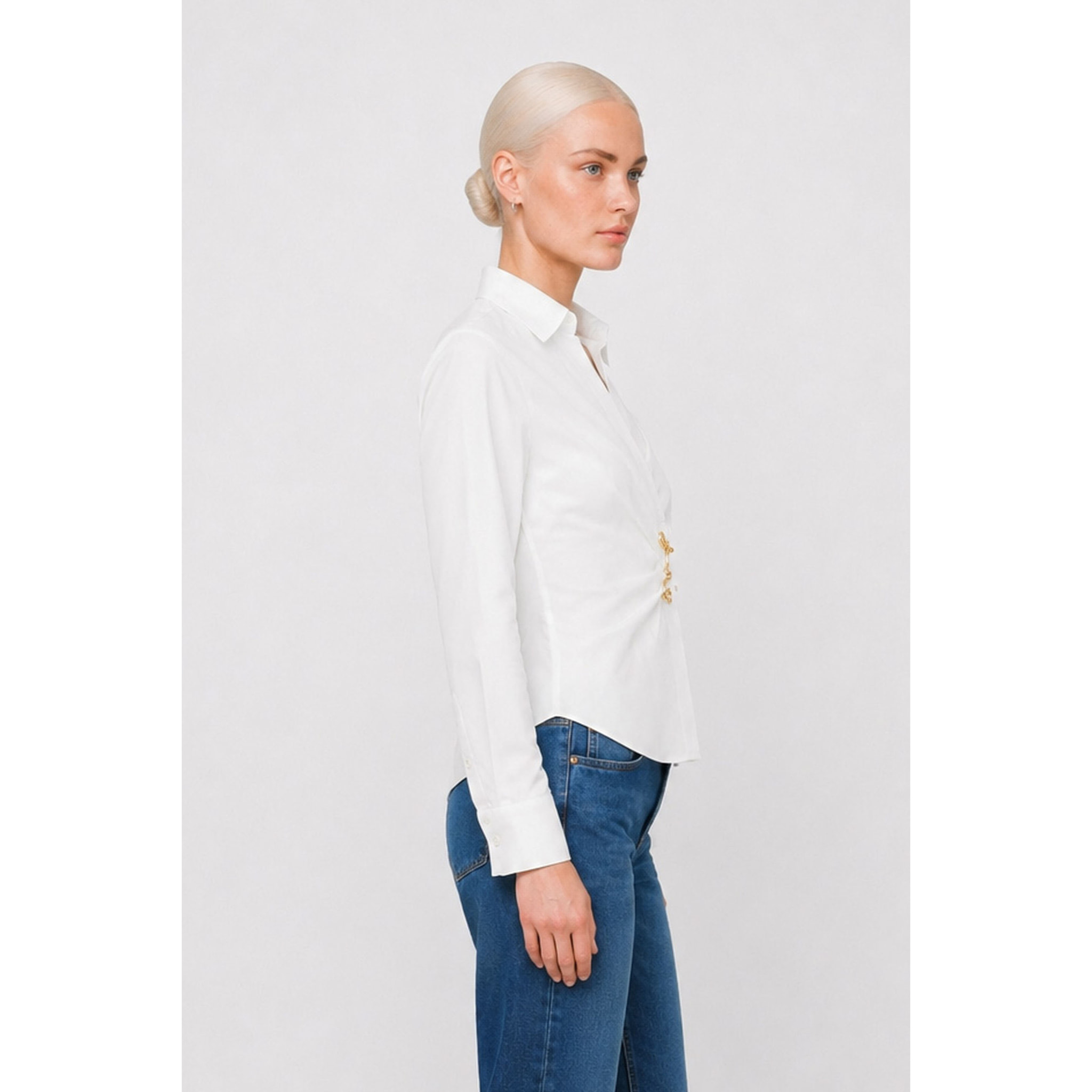 Kocca - Camicia da donna con colletto e incrocio frontale Donna