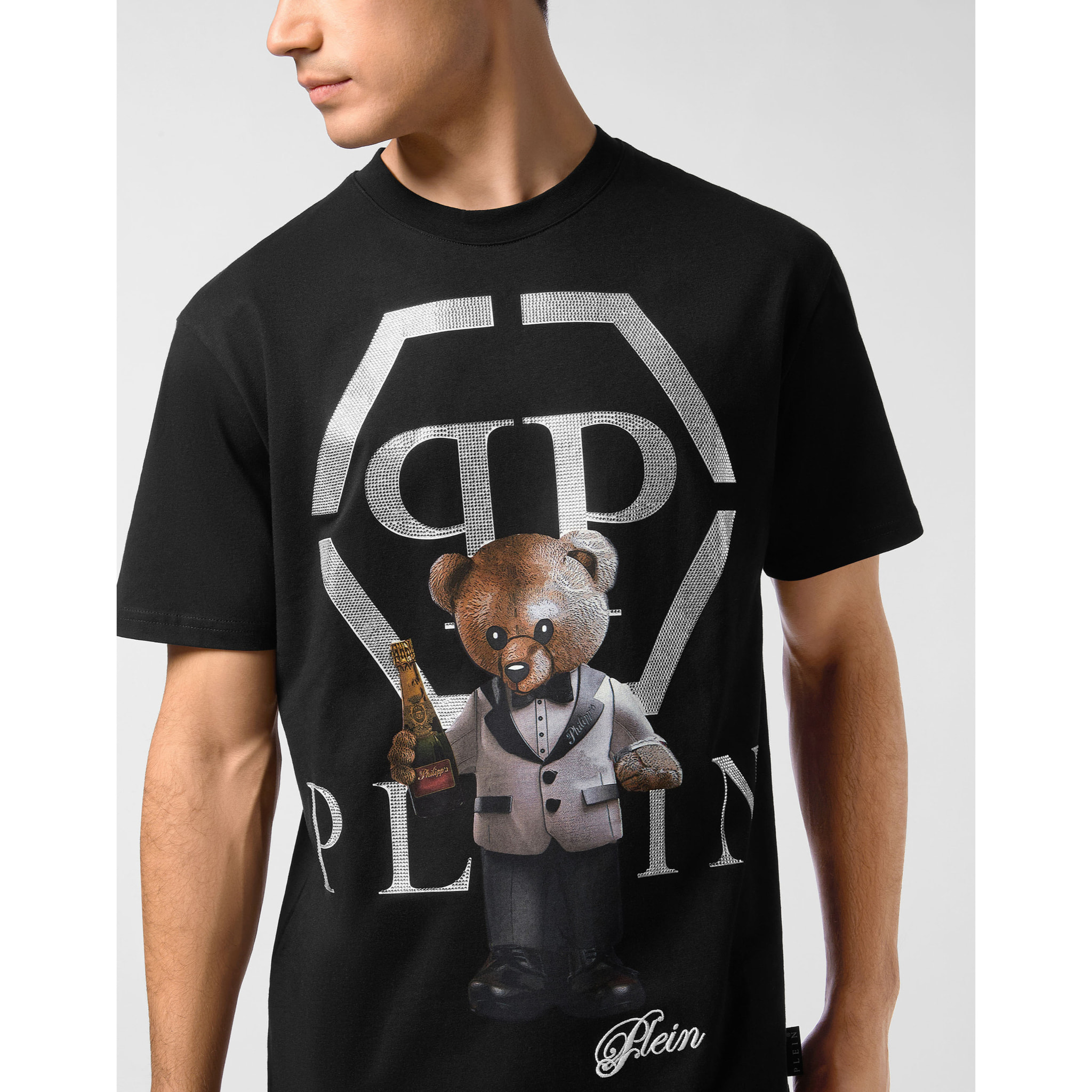 PHILIPP PLEIN Camiseta Cuello Redondo Ss TEDDY