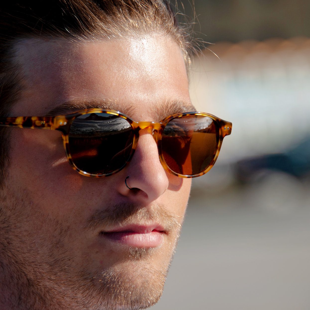 GAFAS DE SOL OCEAN BOWIE de color Marron