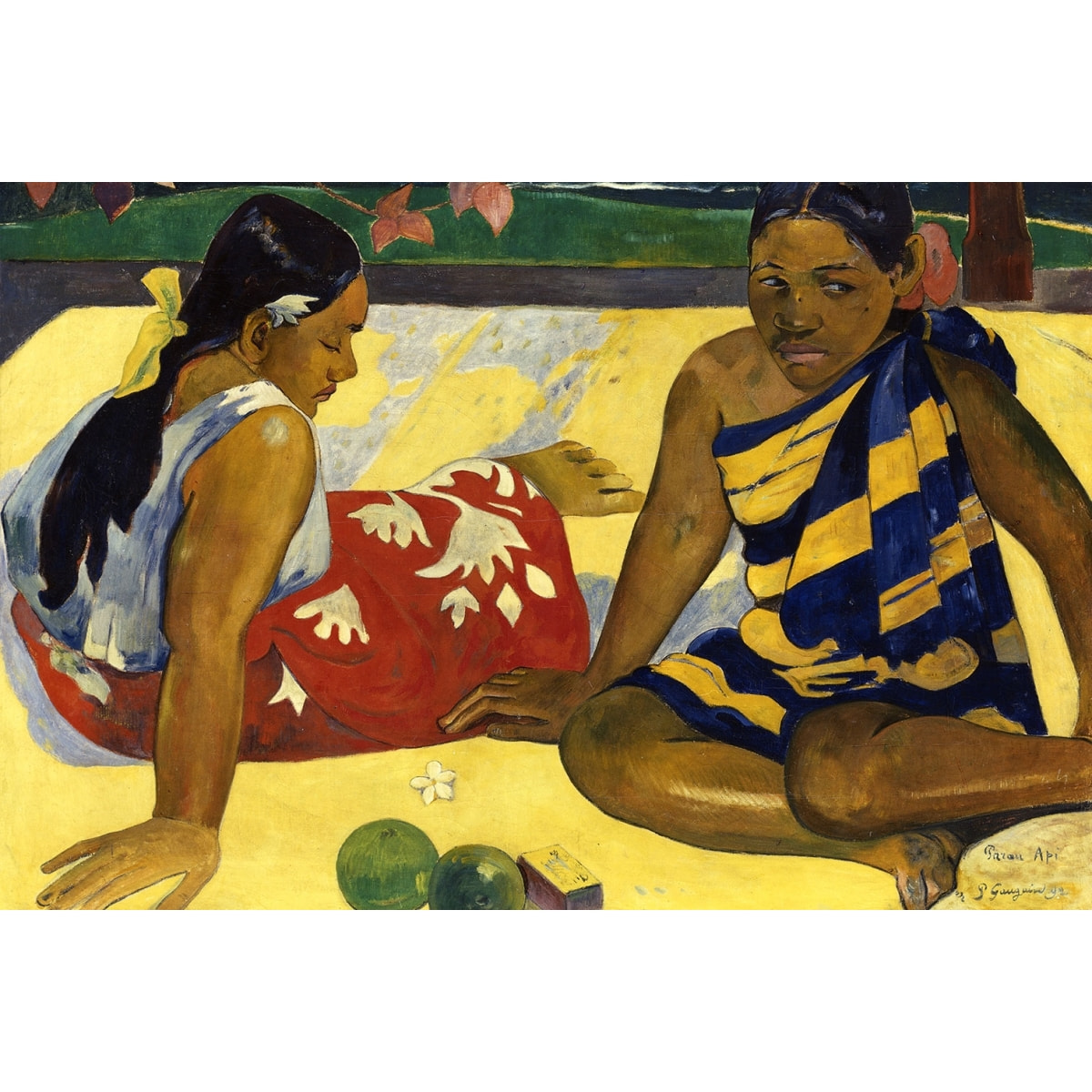 Tableau célèbre Paul Gauguin - Parau api Toile imprimée