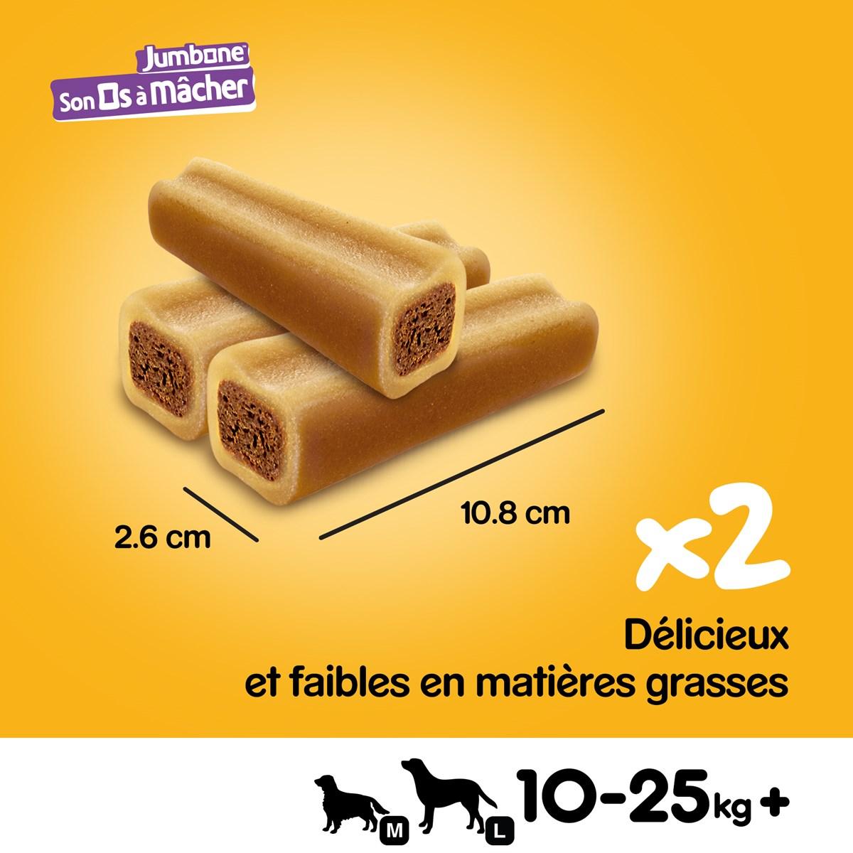 PEDIGREE Son Os à Mâcher Récompenses pour moyen chien 24 friandises (12x2)