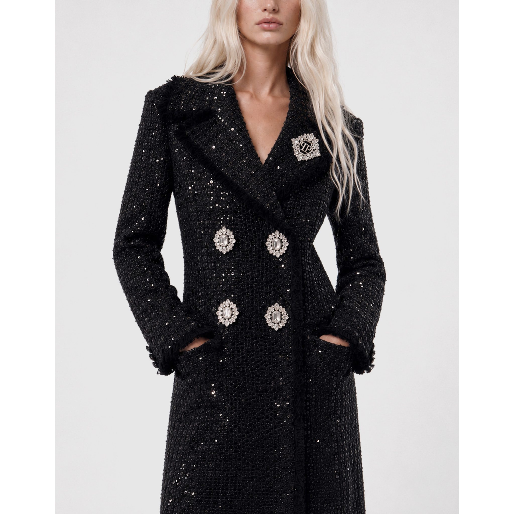 PHILIPP PLEIN Abrigo largo