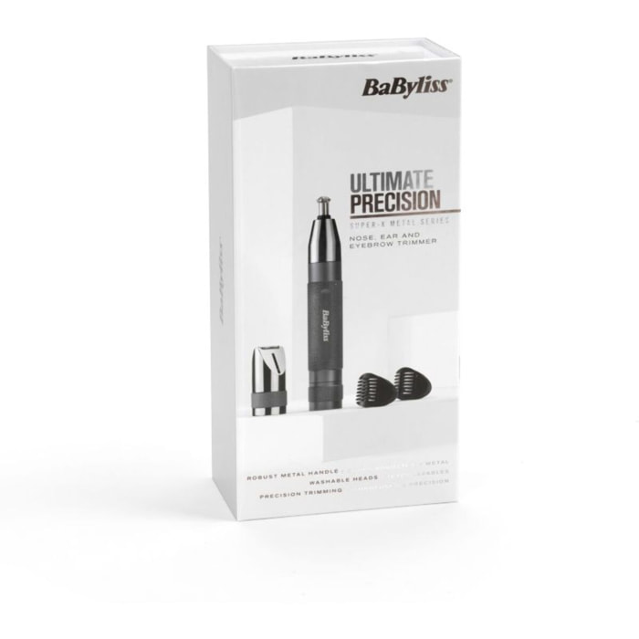 Tondeuse nez oreilles BABYLISS Super-X Metal Series E116E